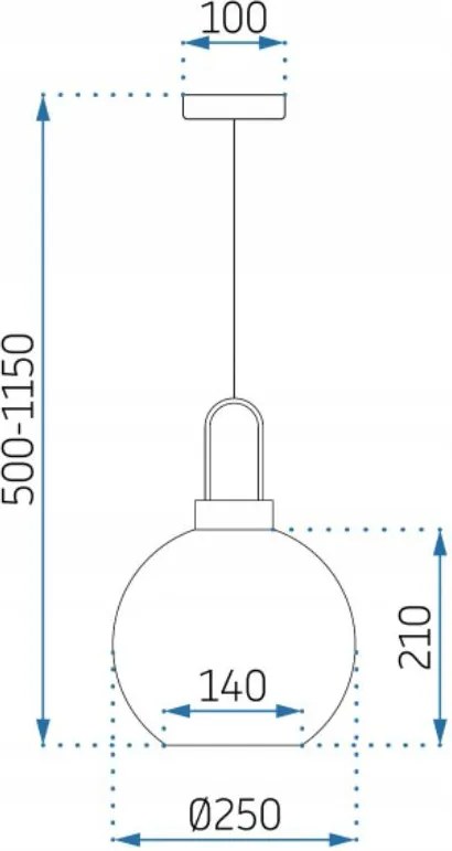 Пендел сфера 25cm APP630-1CP