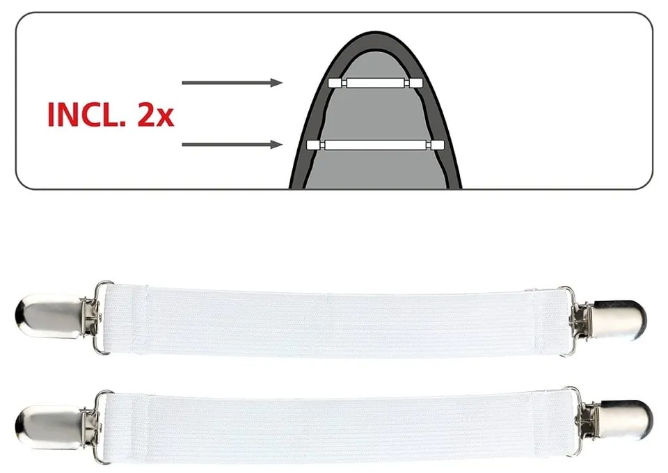 Син памучен калъф за дъска за гладене , дължина 140 cm Air Comfort - Wenko