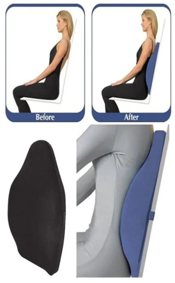 Ергономична възглавница с пълнеж от мемори пяна 42x54 cm – Mila Home