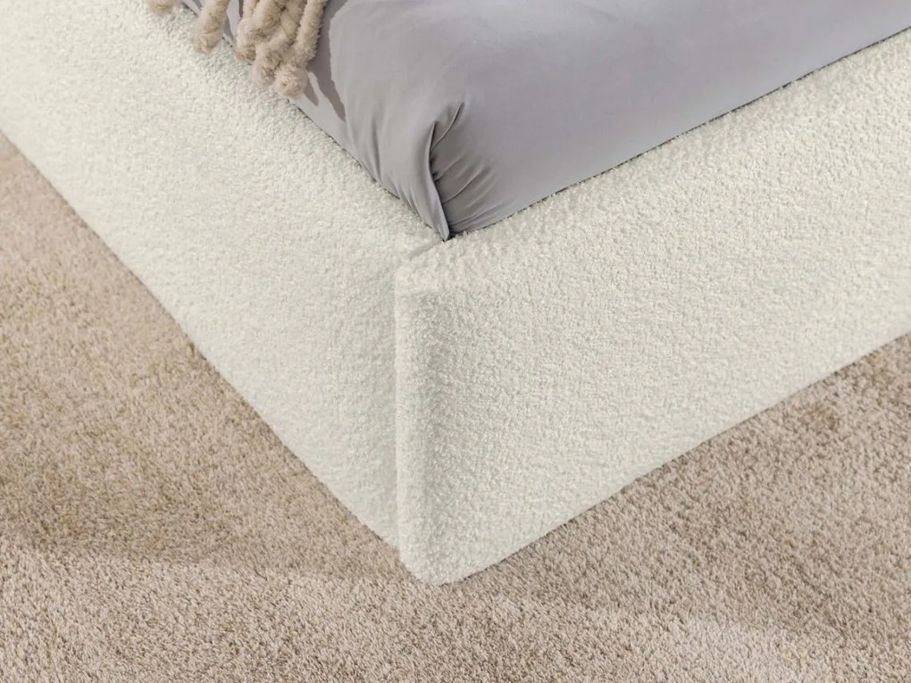 Облегнато легло Heaven-Бяло-180 x 200