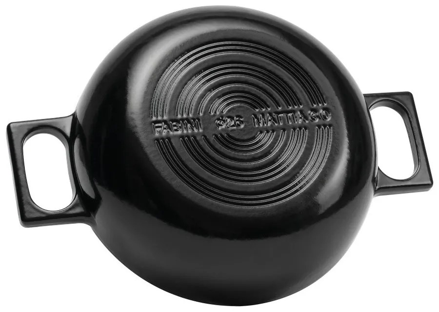 Тиган с капак от излято желязо ø 26 cm tegame Mattia 3.0 – FABINI