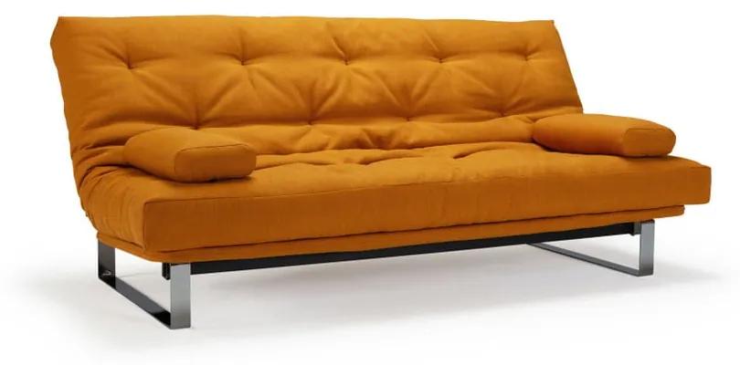 Оранжев елегантен елегантност изгорял къри разтегателен диван Minimum - Innovation