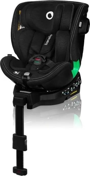 Lionelo - Автокресло с въртяща се база HARMONY i-Size 40-150 cm черно