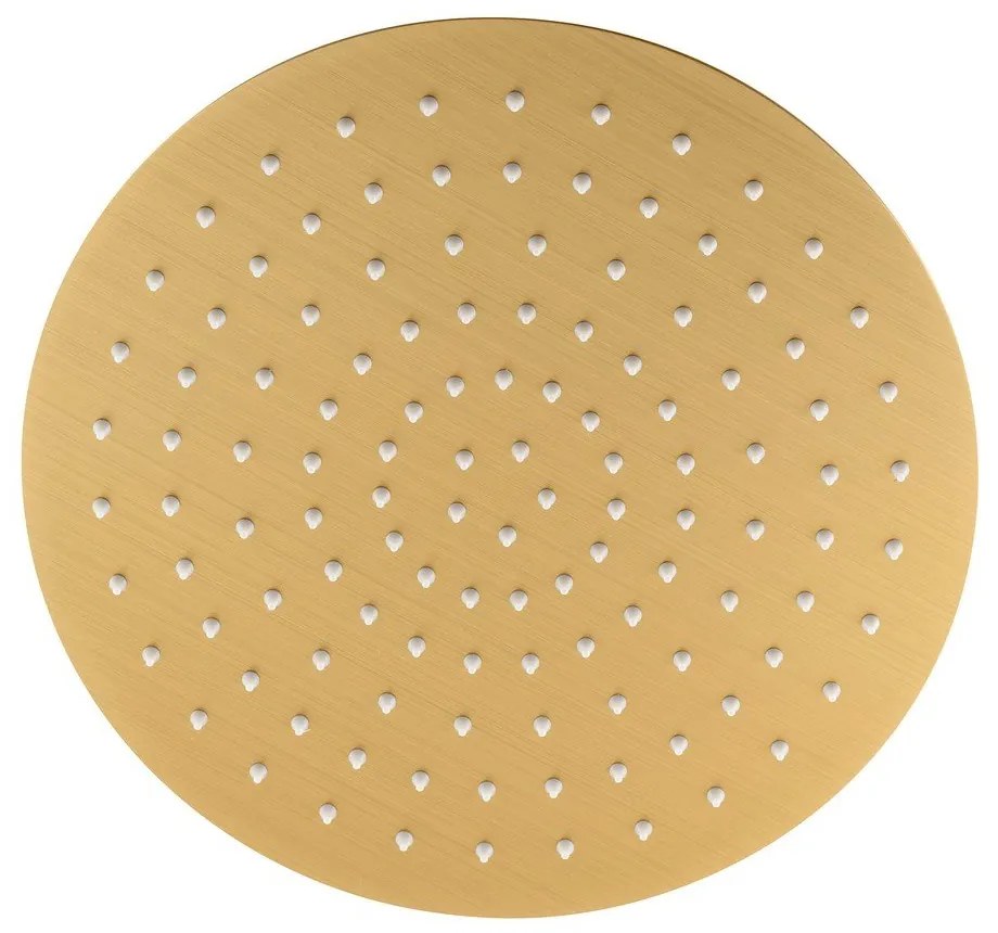 Душ глава от неръждаема стомана златна ø 30 cm Slim – Sapho