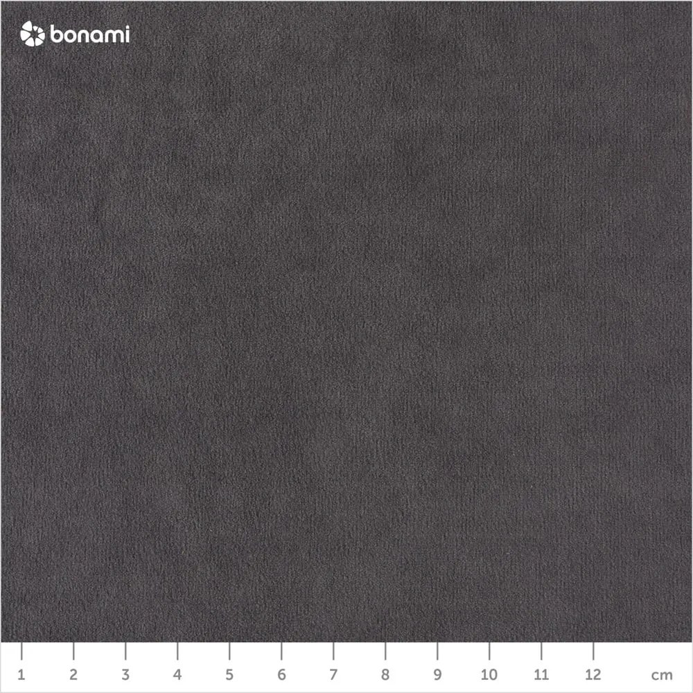 Тъмносиво кадифено ъглово канапе L, ляв ъгъл Stylish Stan - Miuform