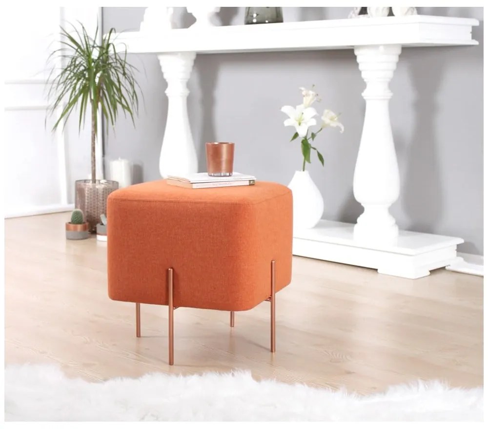 Оранжева табуретка Copper – Artie
