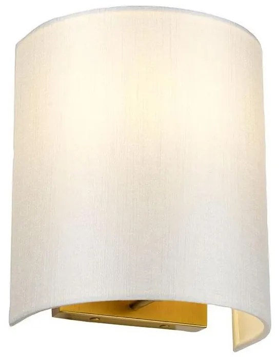 Elstead DL-COOPER-S-IV-AB - Стенно осветително тяло COOPER 1xE27/60W/230V златисто