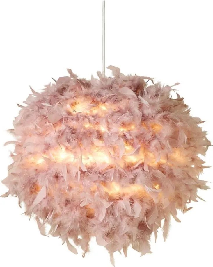 Searchlight 70393PI - Абажур за полилей KATE E14/E27, Ø 50 см, розов