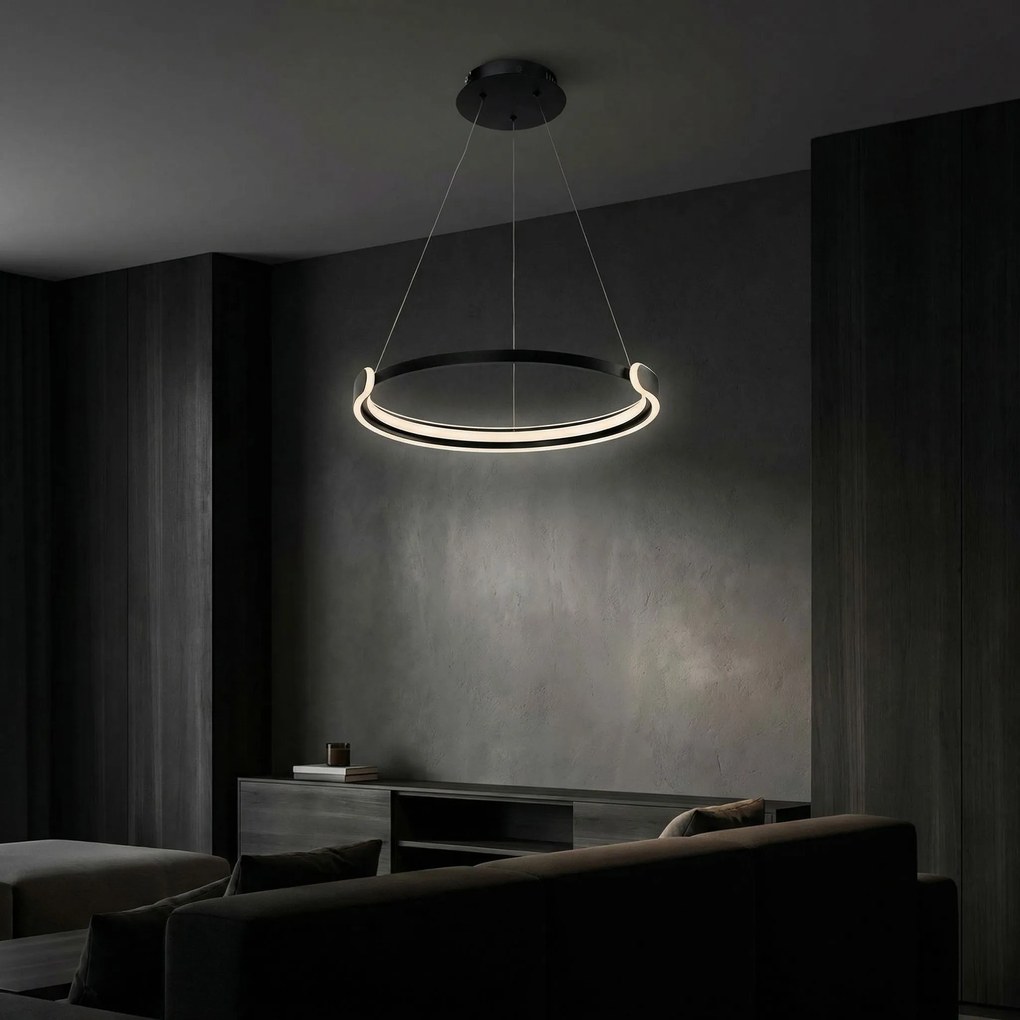 Таванна лампа LED APP1927-CP Black