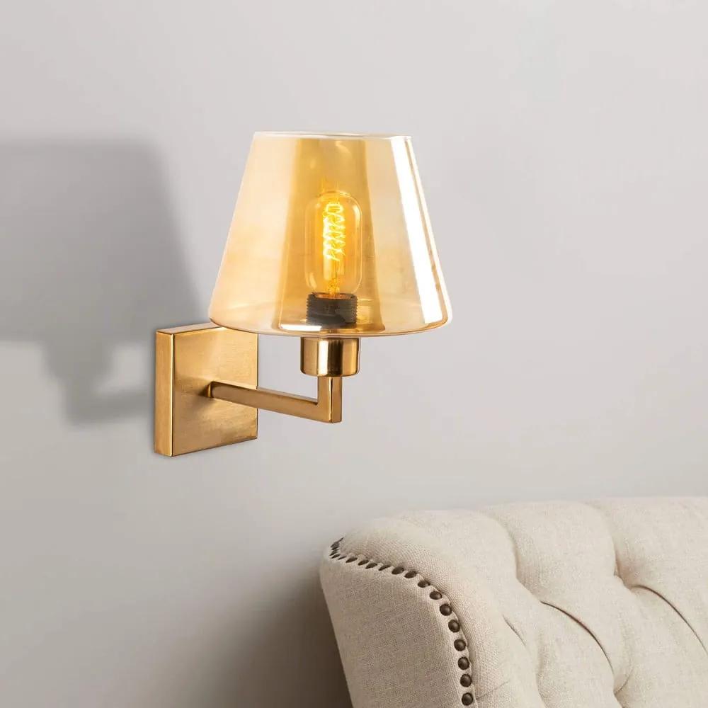 Стенна лампа в златист цвят Профил - Opviq lights