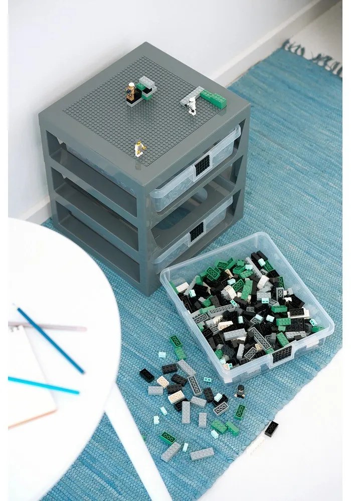 Сив органайзер с 3 чекмеджета Storage - LEGO®