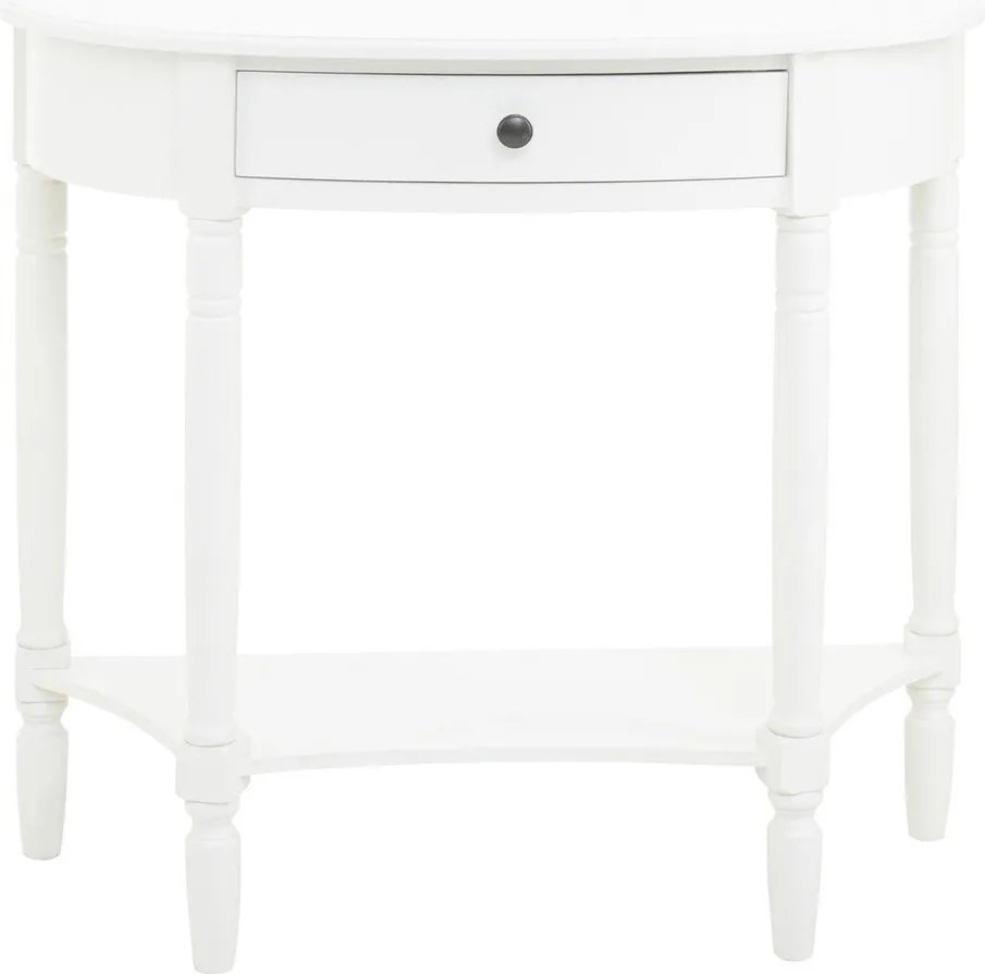 Бяла конзолна маса от масивен бор 32x93 cm Heritage – Premier Housewares