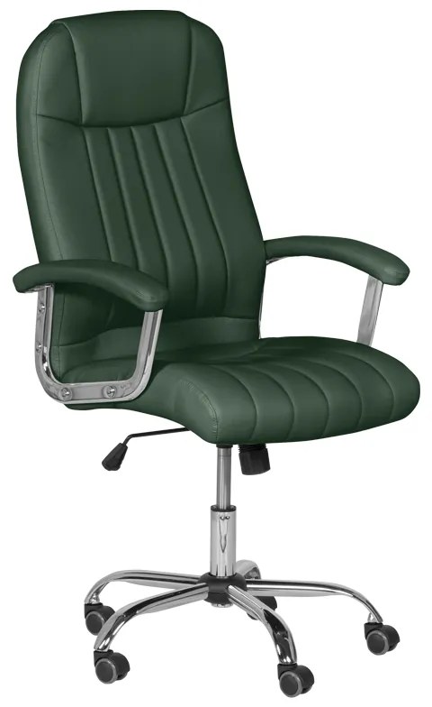 Президентски офис стол Carmen 6181 - маслено зелен