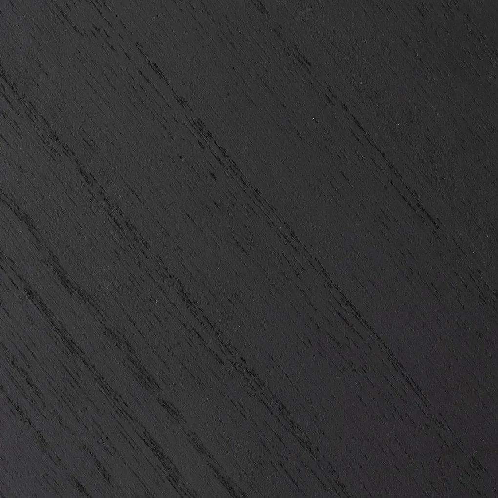 Етажерка 5five, Метал и черно дърво, 2 нива, На колела