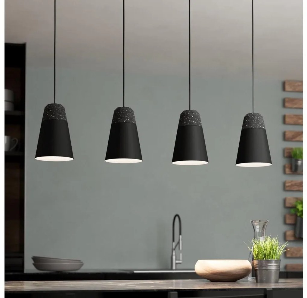 Eglo 99545 - Полилей на кабел CANTERRAS 4xE27/40W/230V