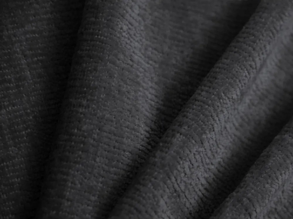 Тъмносиво единично легло 90x200 cm тапицирано с място за съхранение с включена подматрачна рамка Kaelle – Micadoni