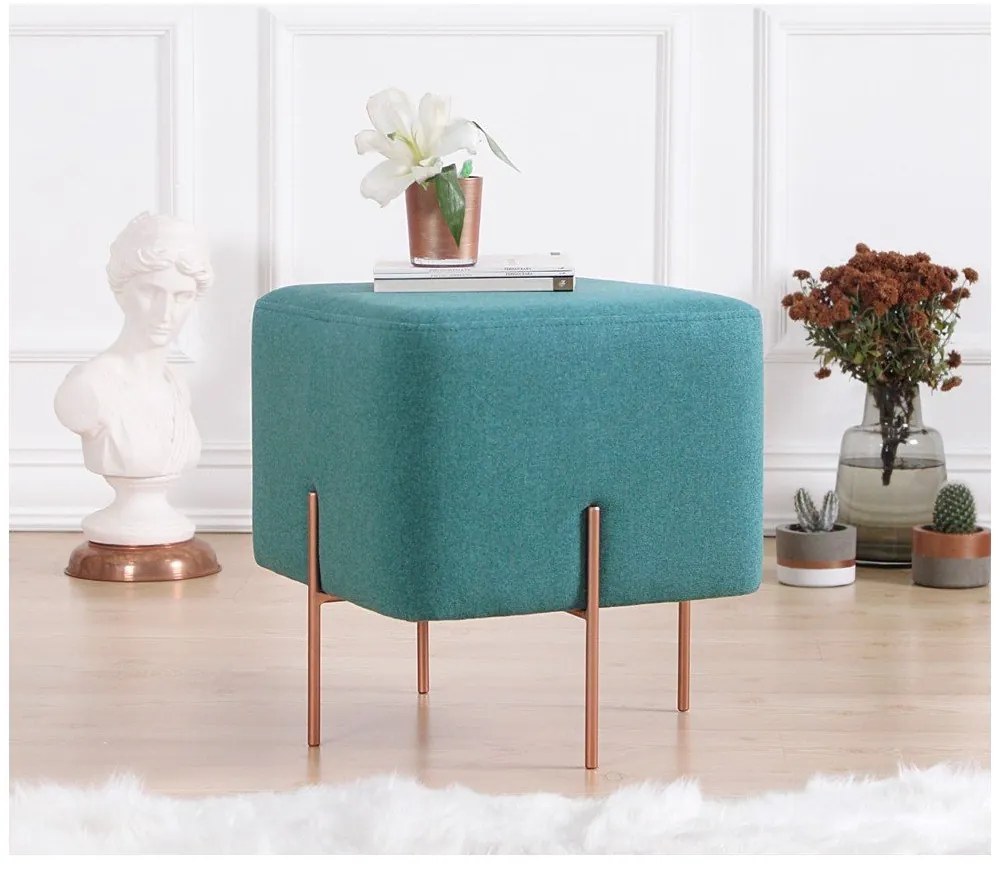 Синя табуретка Copper – Artie