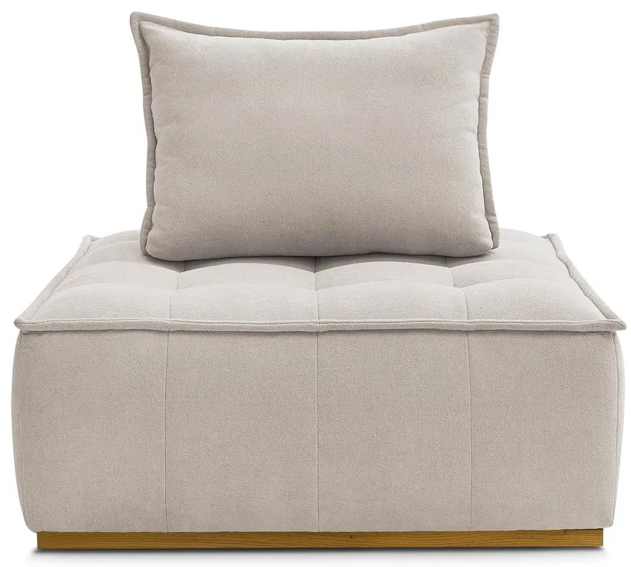 Бежово шенилово кресло Elisa – Bobochic Paris