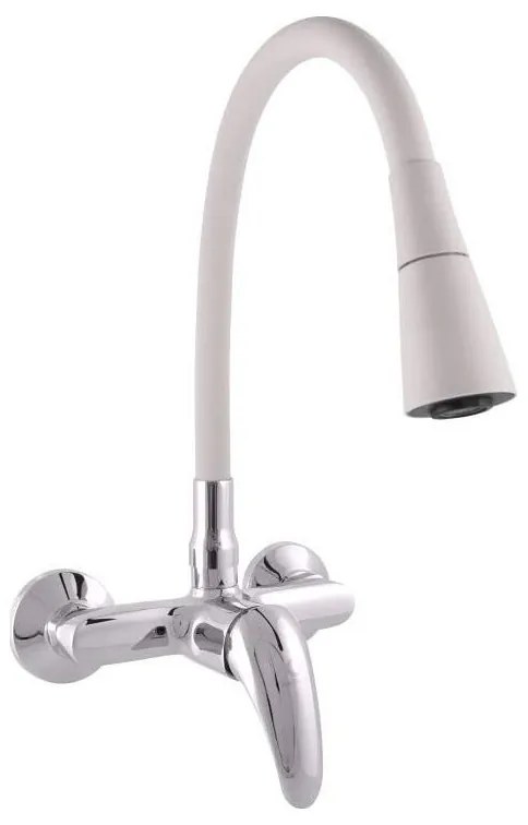 RAV Slezák SA002.5/13S - Смесител за мивка SAZAVA 32,3 см, сив/лъскав хром