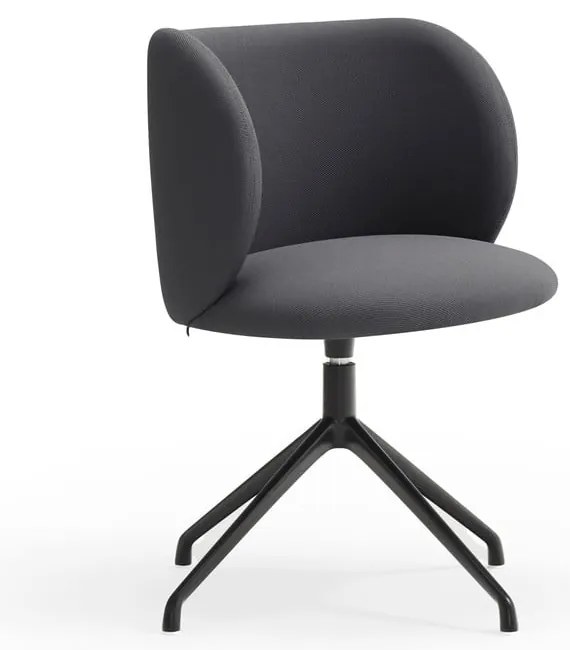 Тъмносив тапициран трапезен стол Mogi – Teulat