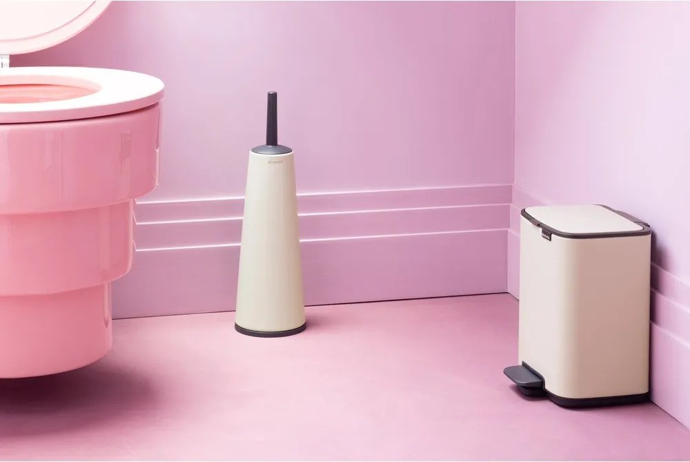 Бежово стоманено кошче за боклук с педал 4 l Bo – Brabantia