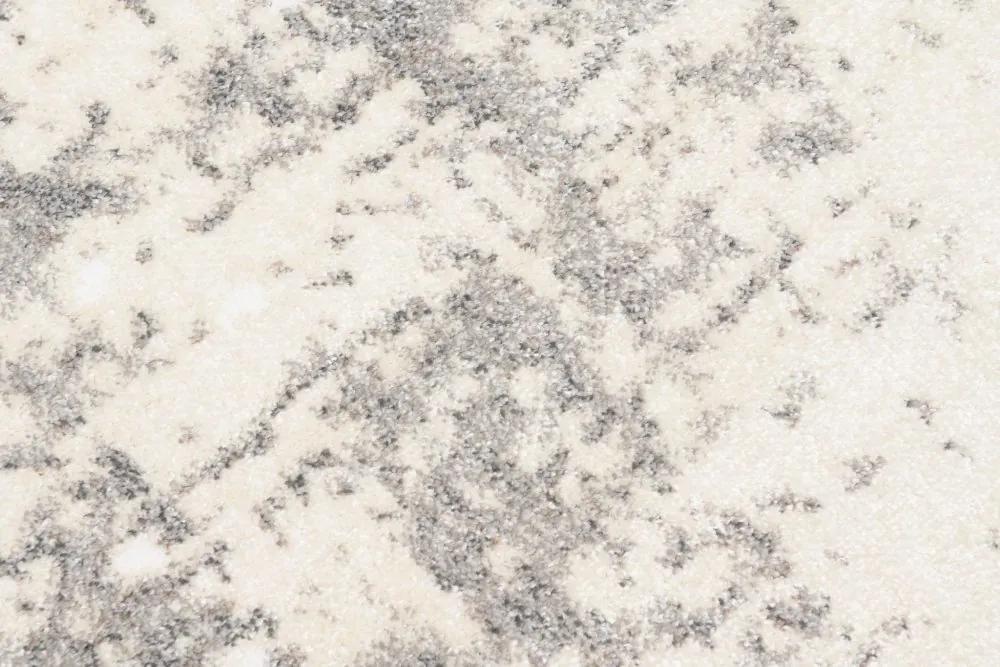 Кремав килим със сив абстрактен модел Ширина: 80 см | Дължина: 150 см