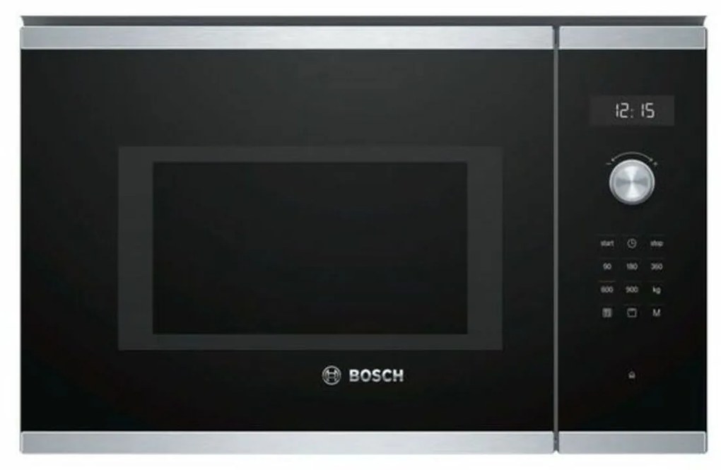 Микровълнова Фурна с Грил BOSCH BEL554MS0 25 L LED 1450W 1200 W 900 W Бял Черен 25 L