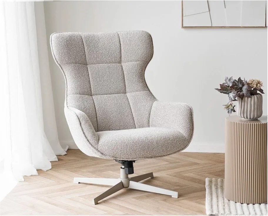 Кремаво кресло Turin – House Nordic