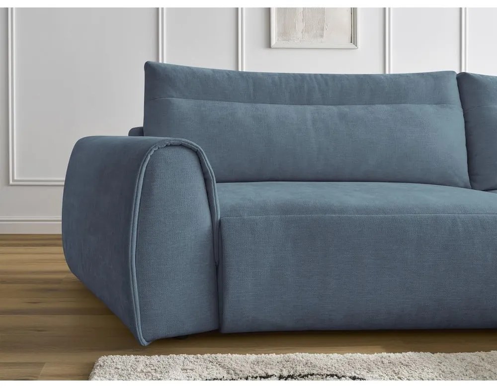 Син ъглов диван Aden – Bobochic Paris