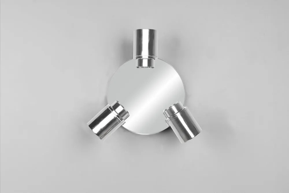 Метален прожектор в лъскаво-сребрист цвят Angelo - Trio