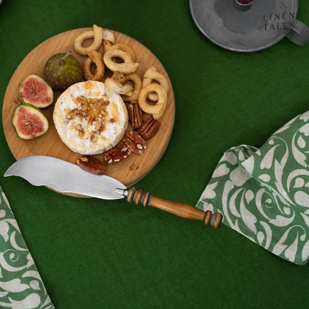 Ленена покривка за маса 140x140 cm True Green – Linen Tales