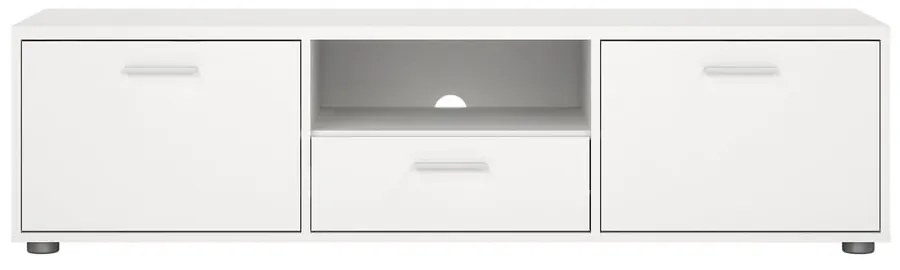 Бяла маса за телевизор 147x38 cm Media - Tvilum