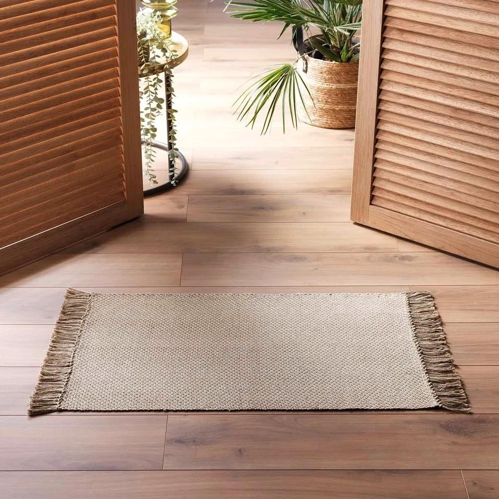 Бежов килим подходящ за пране 50x80 cm Pietro – douceur d'intérieur
