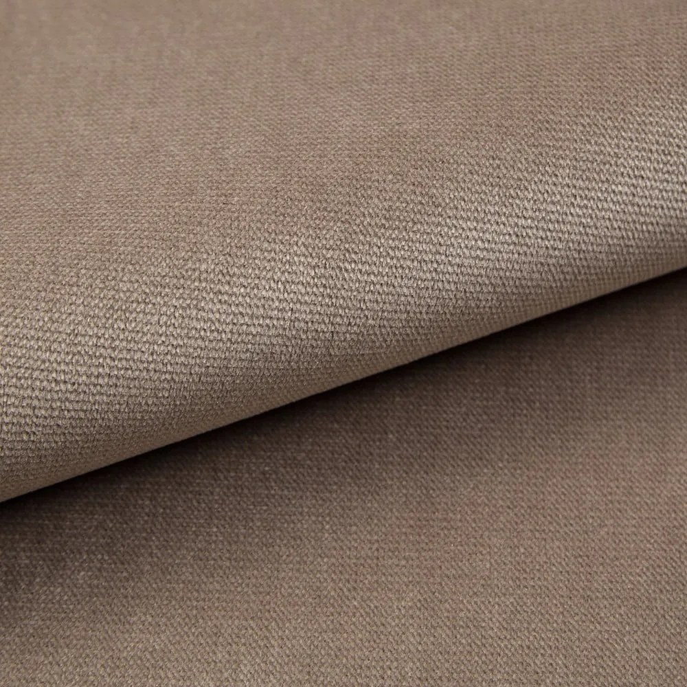 Светлокафяво двойно легло 140x200 cm тапицирано с място за съхранение с включена подматрачна рамка Solvo – Maison de Rêve