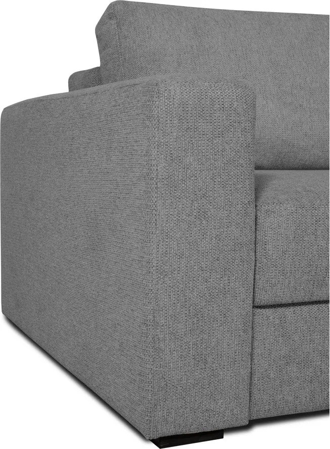 Сив разтегателен диван 238 см Resmo - Scandic