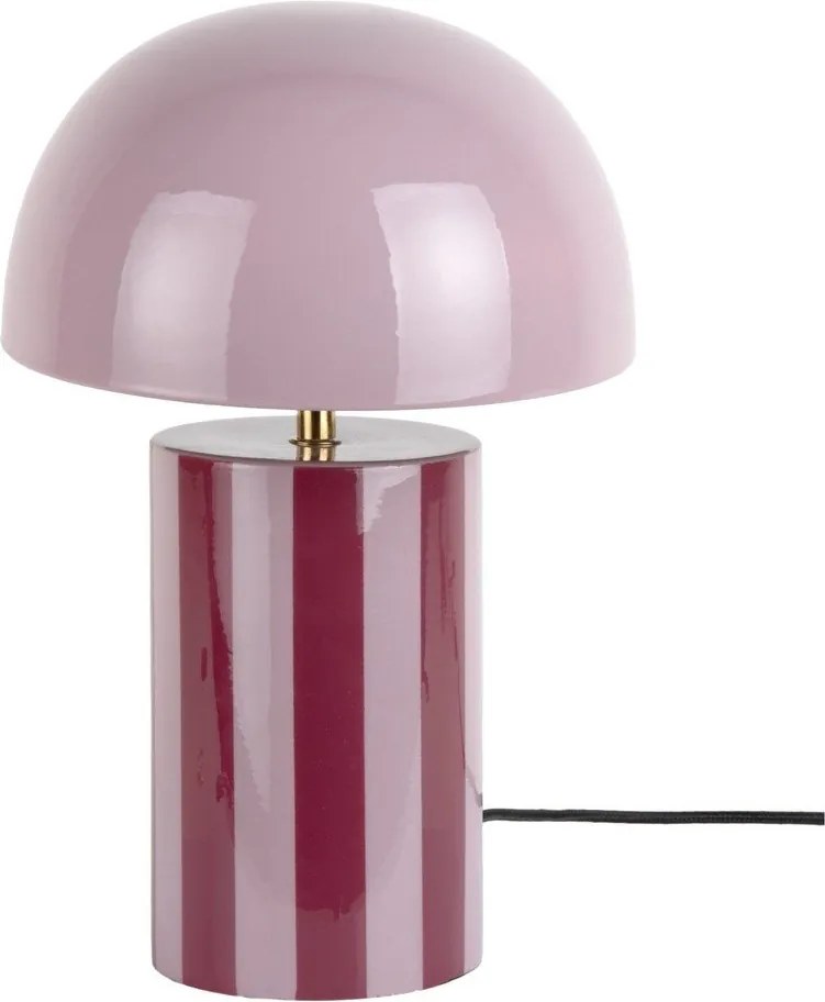 Лилава метална настолна лампа (височина 34 cm) Rayado – Leitmotiv
