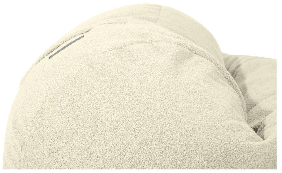 Кафяв детски пуф от букле Roll 80 – SLOWDOWN