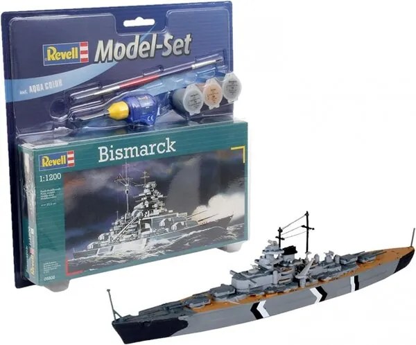 Комплект за сглобяване, Revell, Боен кораб Бисмарк, 31 части