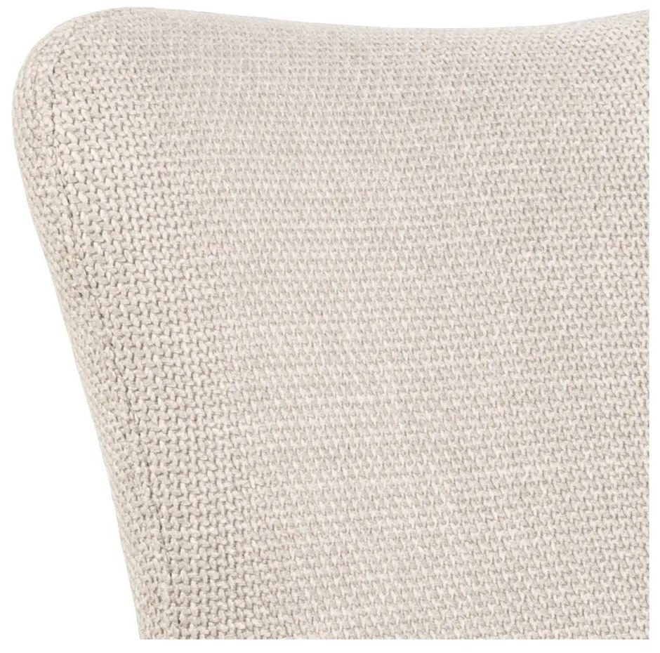 Бежови тапицирани трапезни столове в комплект с подлакътници 2 бр. Laura – Actona