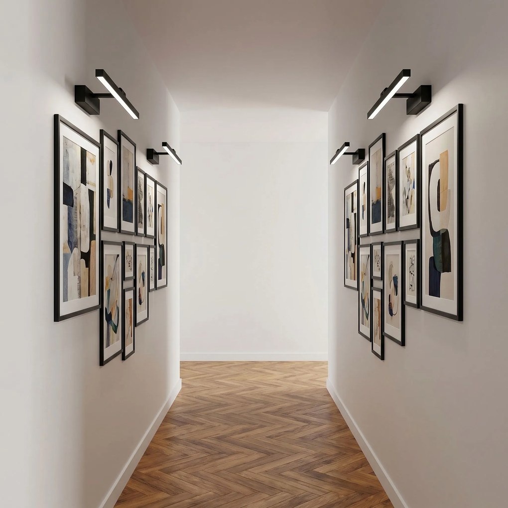 LED аплик за баня APP1866-1W 40 cm Black