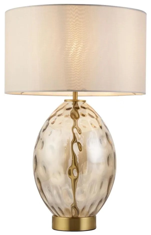 Endon 101150 - Димируема настолна лампа ERIN 1xE27/10W/230V бяла/димчато бежова