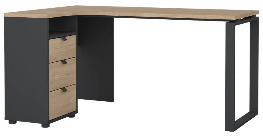 Работна маса с дъбов плот 100x150 cm Sign - Tvilum