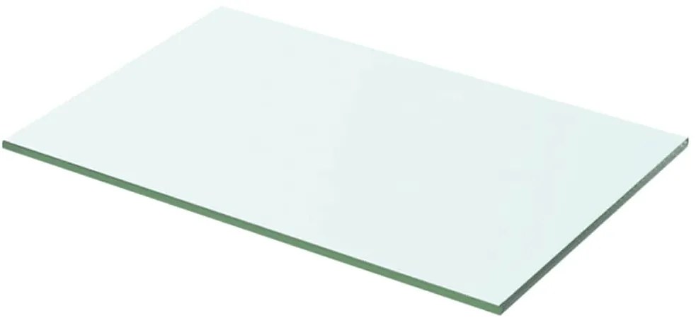 3051560 vidaXL Рафтове, 2 бр, панели прозрачно стъкло, 50x25 см