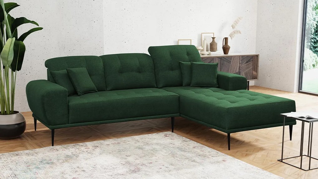 Ъглов диван Rapallo-Prasino-Right