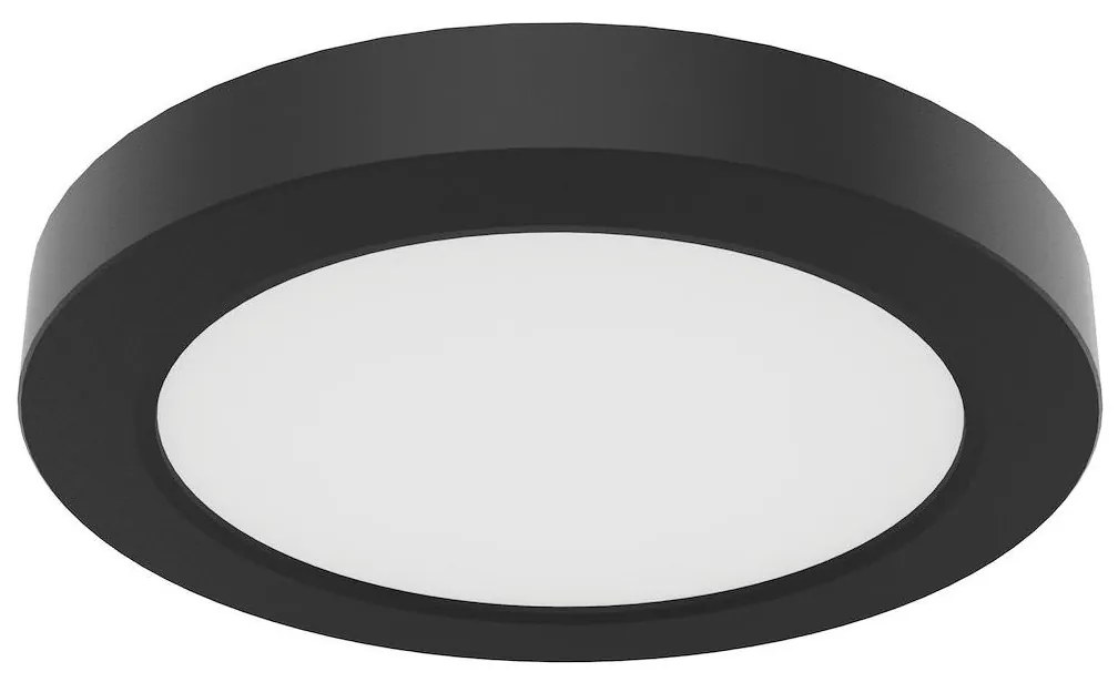 LED таванно осветително тяло EVORA LED/6W/230V 3000/4000/6000K Ø 14 см черно