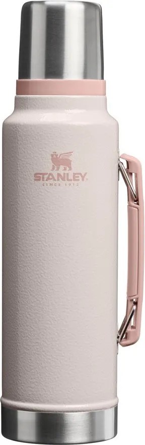 Светлорозов термос от неръждаема стомана 1,4 l Legendary Classic Bottle Hammertone Rose Quartz – Stanley