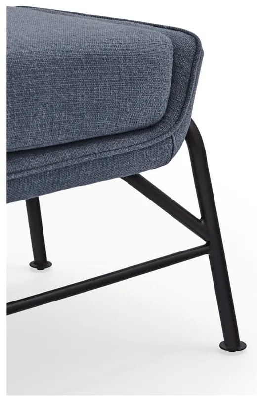 Тъмно синьо столче за крака Sadira - Teulat