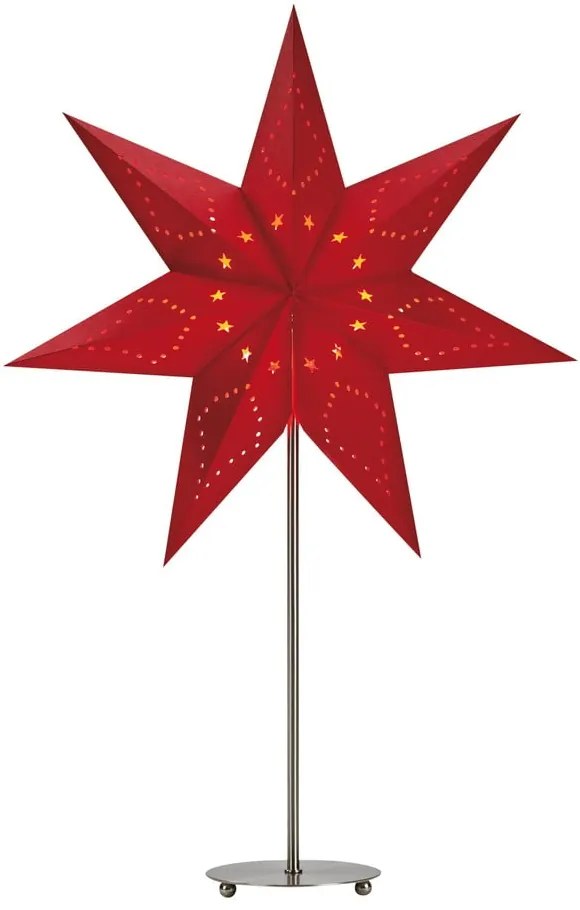 Червена коледна светлинна украса Saturnus – Markslöjd