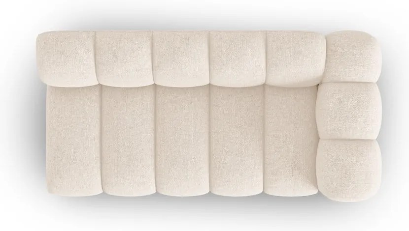 Кремав модулен диван (десен ъгъл) Lupine – Micadoni Home
