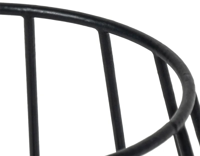 Модерна настолна лампа черна тел - Palica